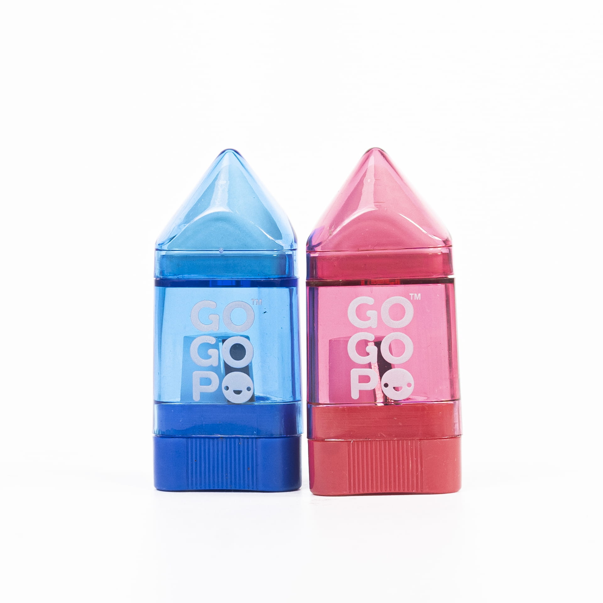 GOGOPO Triangle Sharpener/Eraser 2pk